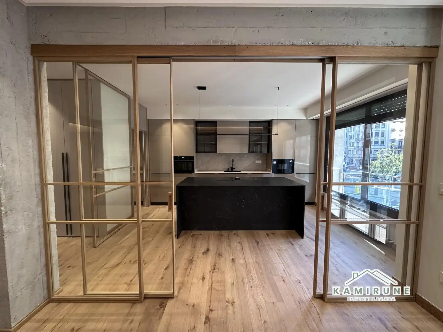 Kitchen of Flat for rent in Bilbao   with Heating, Terrace and Storage room