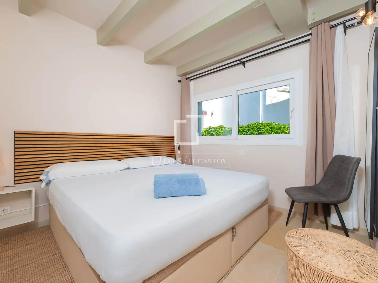 Schlafzimmer von Haus oder Chalet zum Verkauf in Santa Eulària des Riu mit Klimaanlage, Heizung und Terrasse