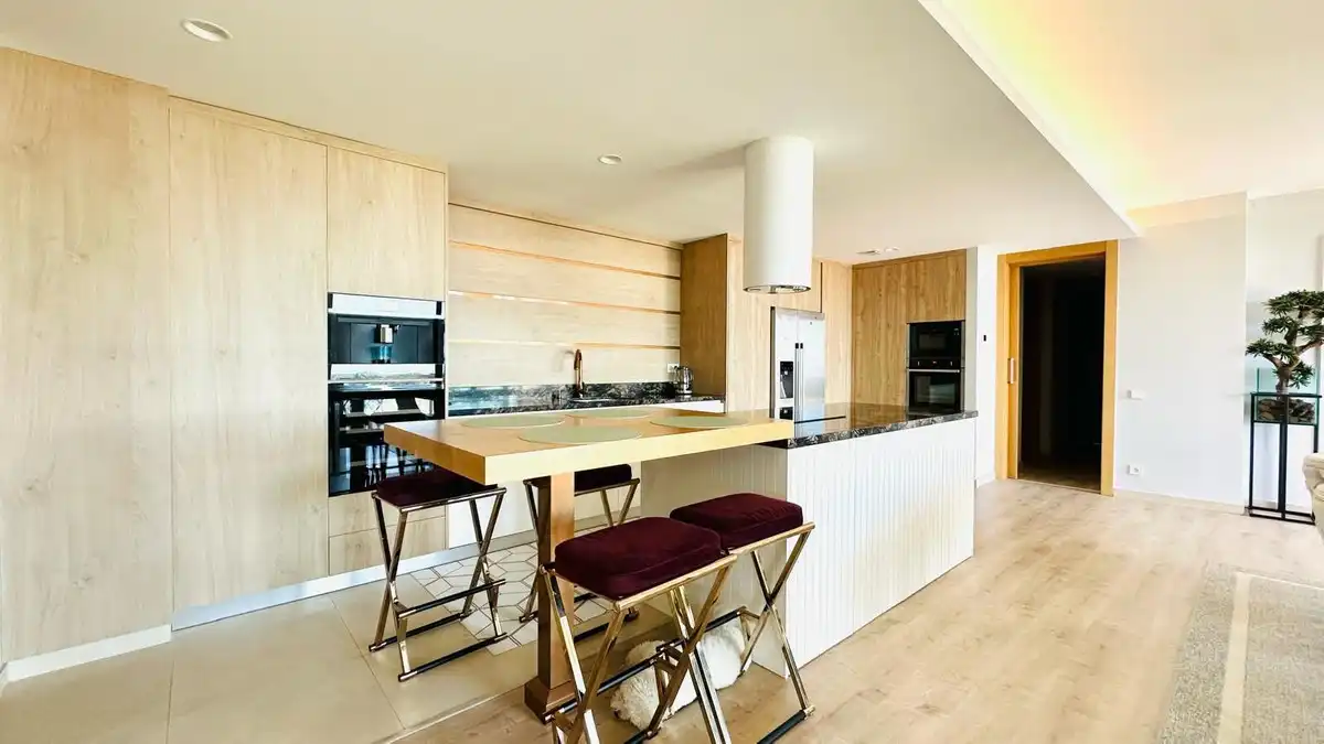 Kitchen of Flat for sale in Mijas  with Air Conditioner, Terrace and Storage room
