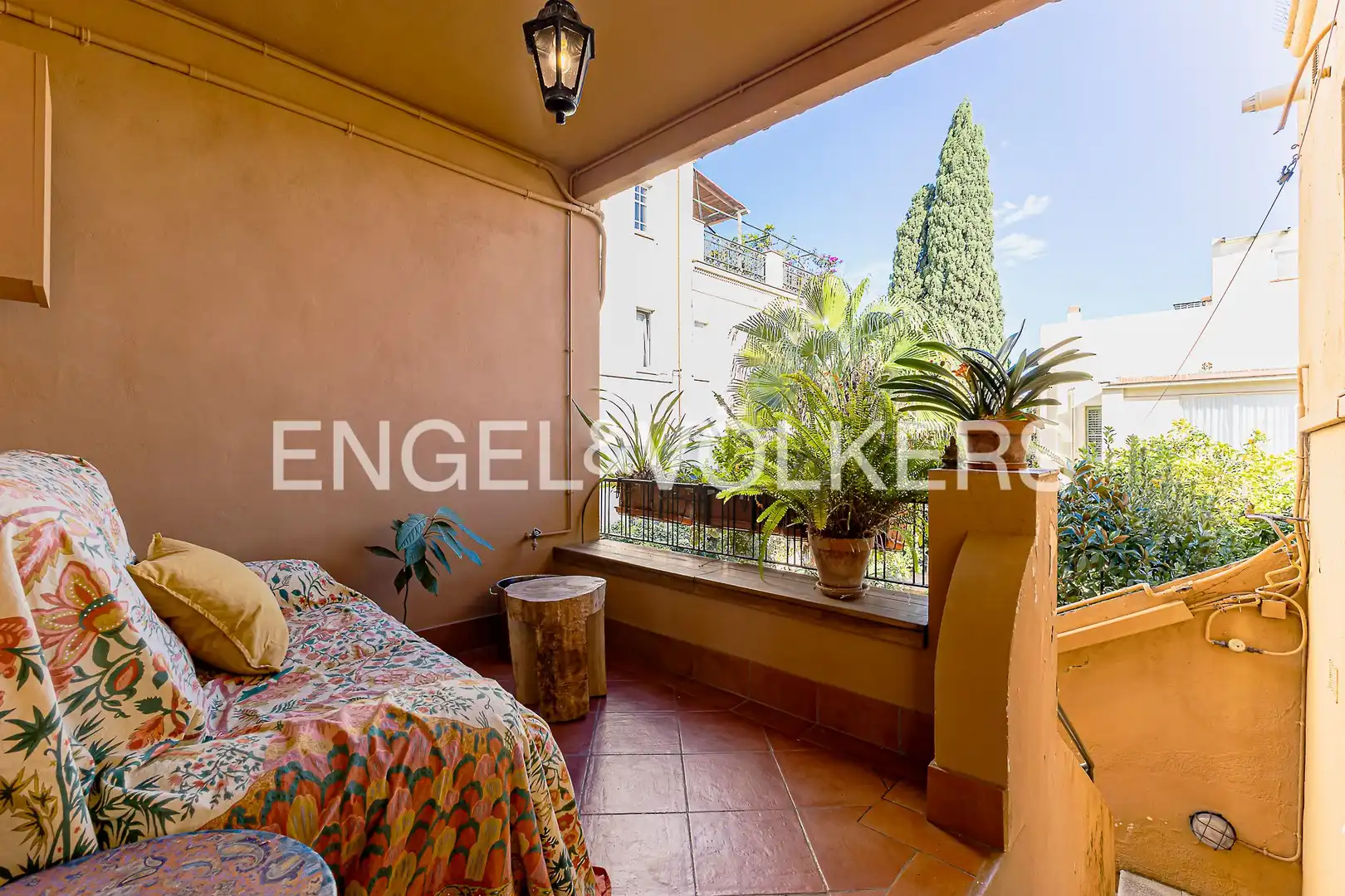 Balcony of Duplexes for sale in Barcelona  with Air Conditioner, Heating and Private garden