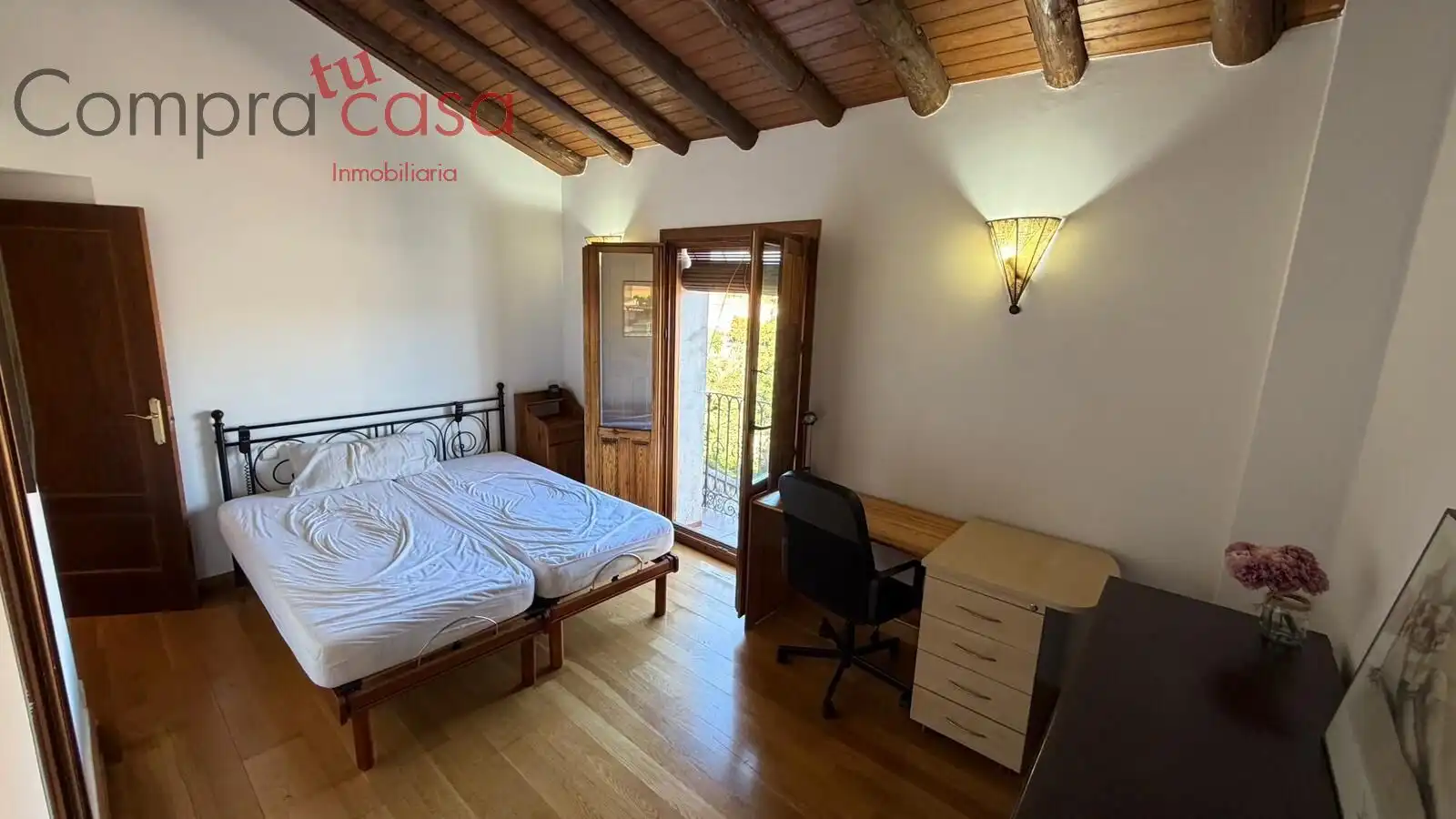 Bedroom of Flat for rent in Segovia  with Heating, Storage room and Balcony