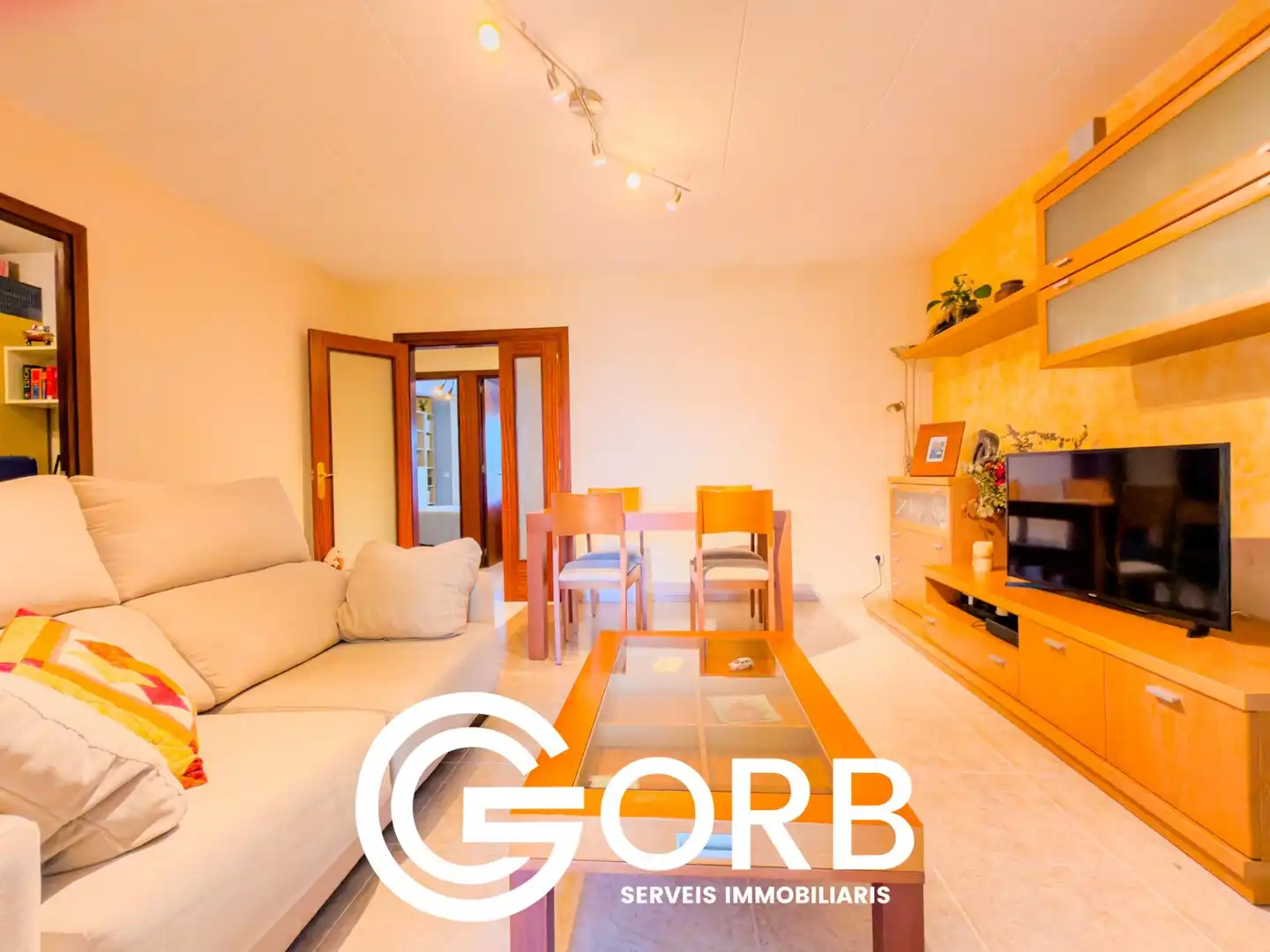Living room of Flat for sale in Mataró  with Air Conditioner, Heating and Terrace