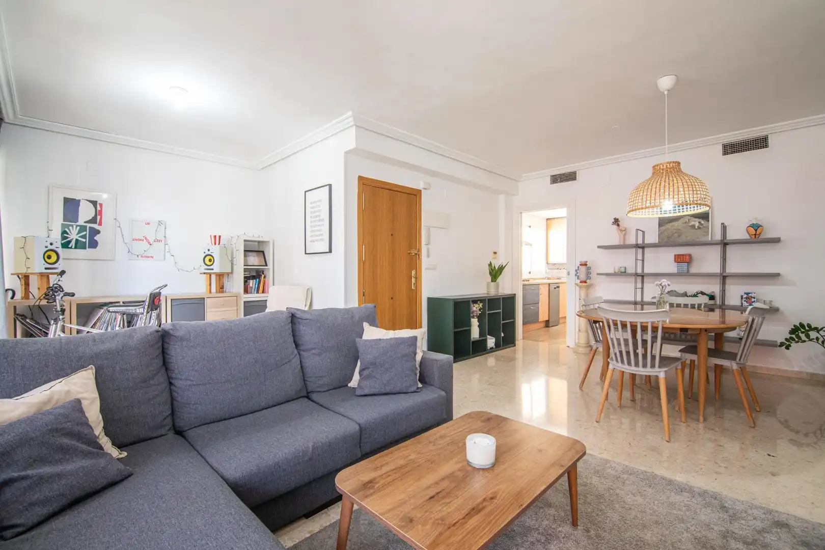 Sala d'estar de Àtic en venda en Alicante / Alacant amb Aire condicionat i Terrassa