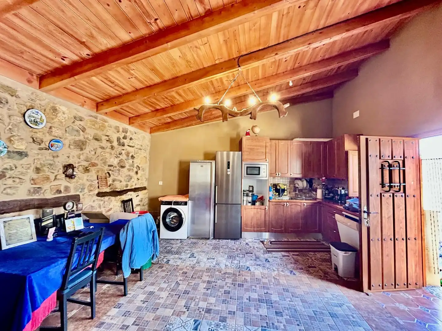 Cuina de Casa o xalet en venda en Castrocontrigo amb Terrassa