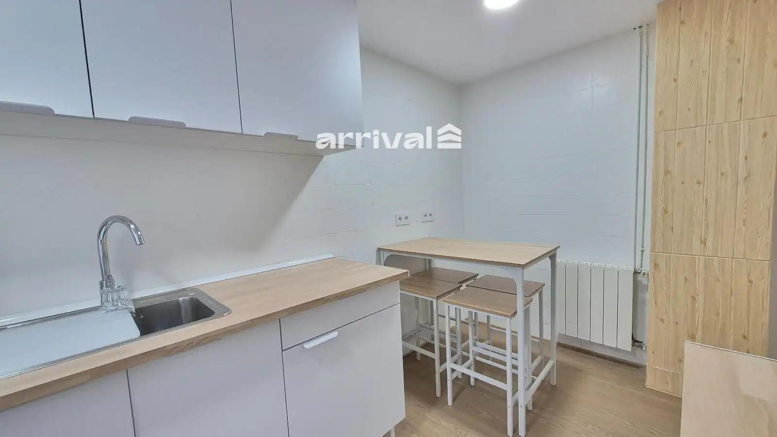 Küche von Wohnung zur untervermieten in Valencia mit Heizung, Terrasse und Möbliert