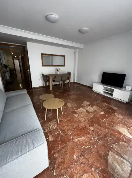 Living room of Flat for rent in Torrent  with Air Conditioner, Terrace and Furnished