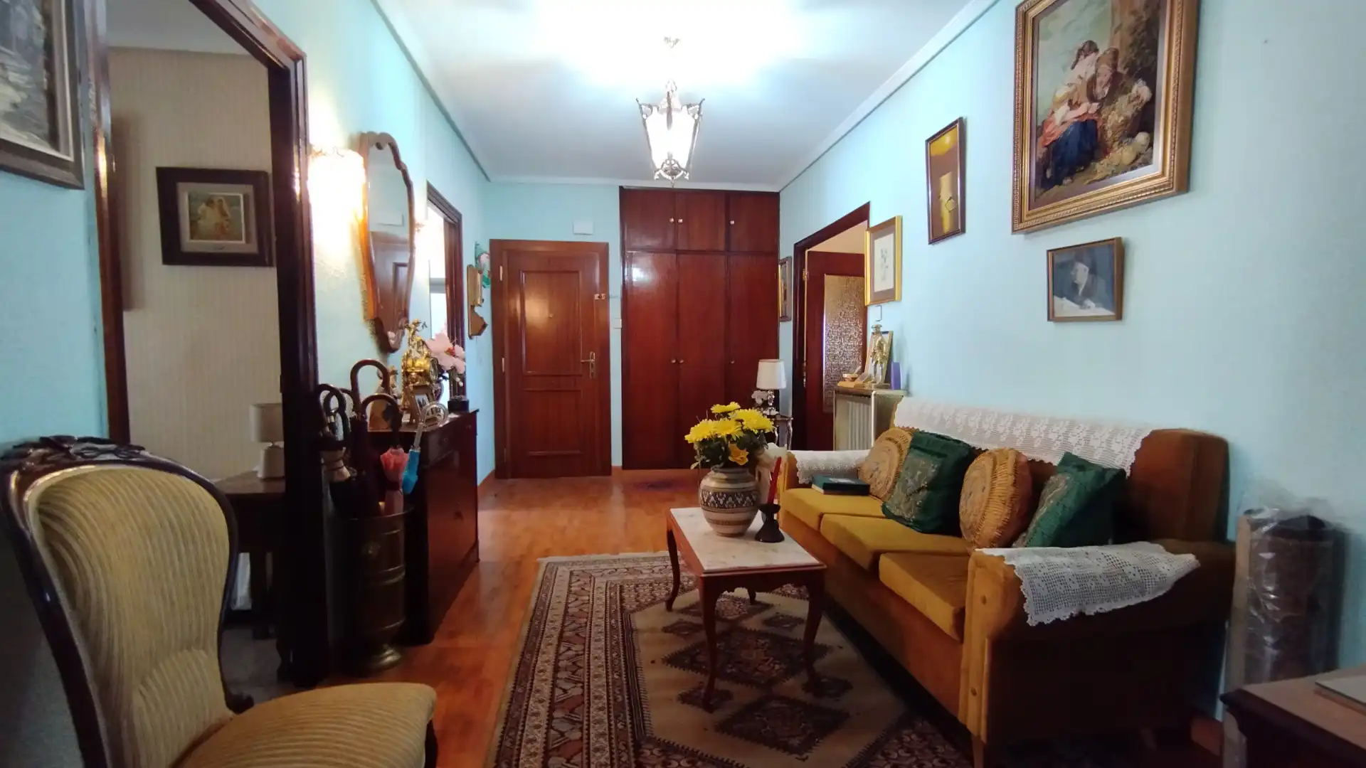 Sala de estar de Piso en venta en Medina del Campo con Calefacción, Amueblado y Balcón