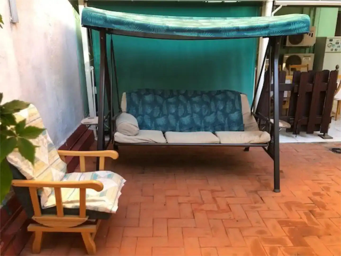 Garden of Flat for sale in  Valencia Capital  with Air Conditioner and Balcony