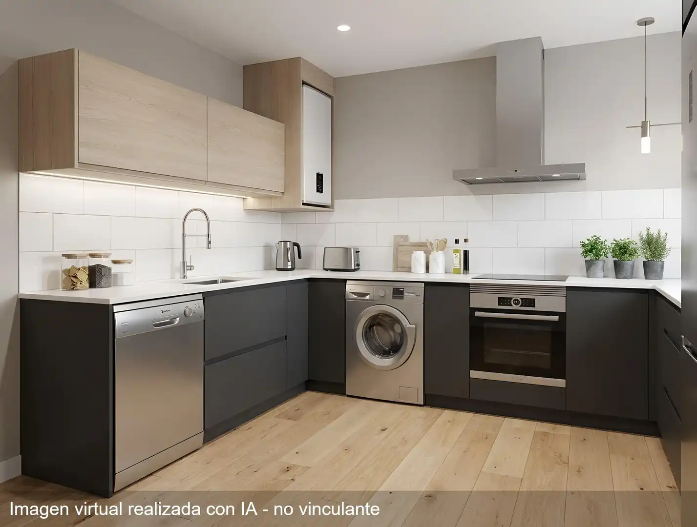 Cocina de Piso en venta en Cádiz con Aire acondicionado, Trastero y Amueblado