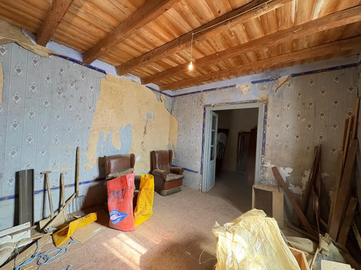Comedor de Finca rústica en venta en Villalba de la Loma con Jardín privado y Trastero