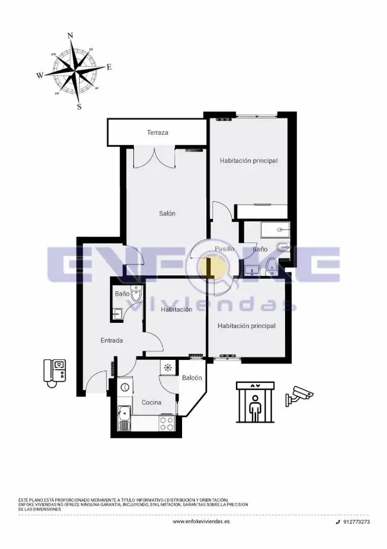 Wohnung zum Verkauf in Madrid mit Terrasse