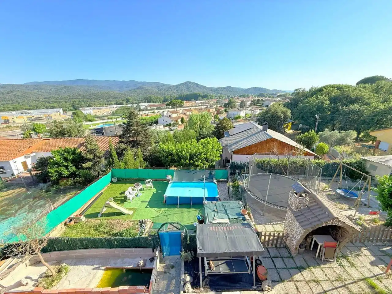 Terrassa de Casa o xalet en venda en Riells i Viabrea amb Aire condicionat, Calefacció i Jardí privat