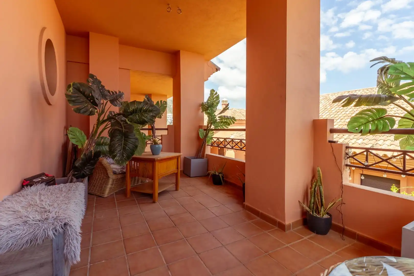 Terrassa de Casa adosada en venda en Benalmádena amb Aire condicionat, Jardí privat i Terrassa