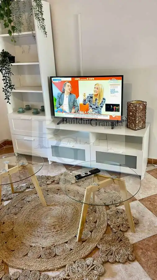 Sala de estar de Piso de alquiler en Granada con Terraza, Amueblado y Microondas