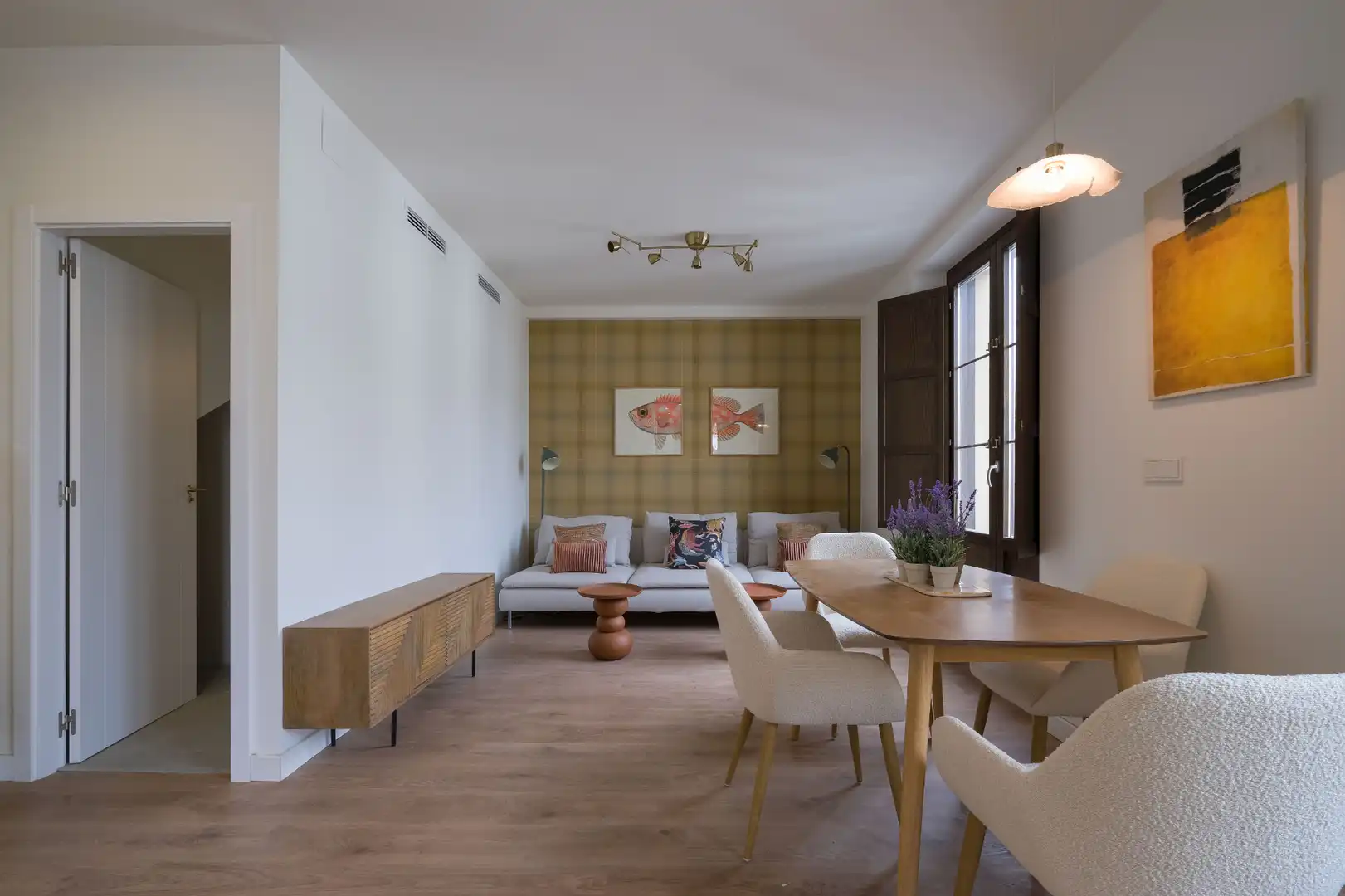 Sala de estar de Dúplex en venta en Zaragoza con Amueblado y Balcón