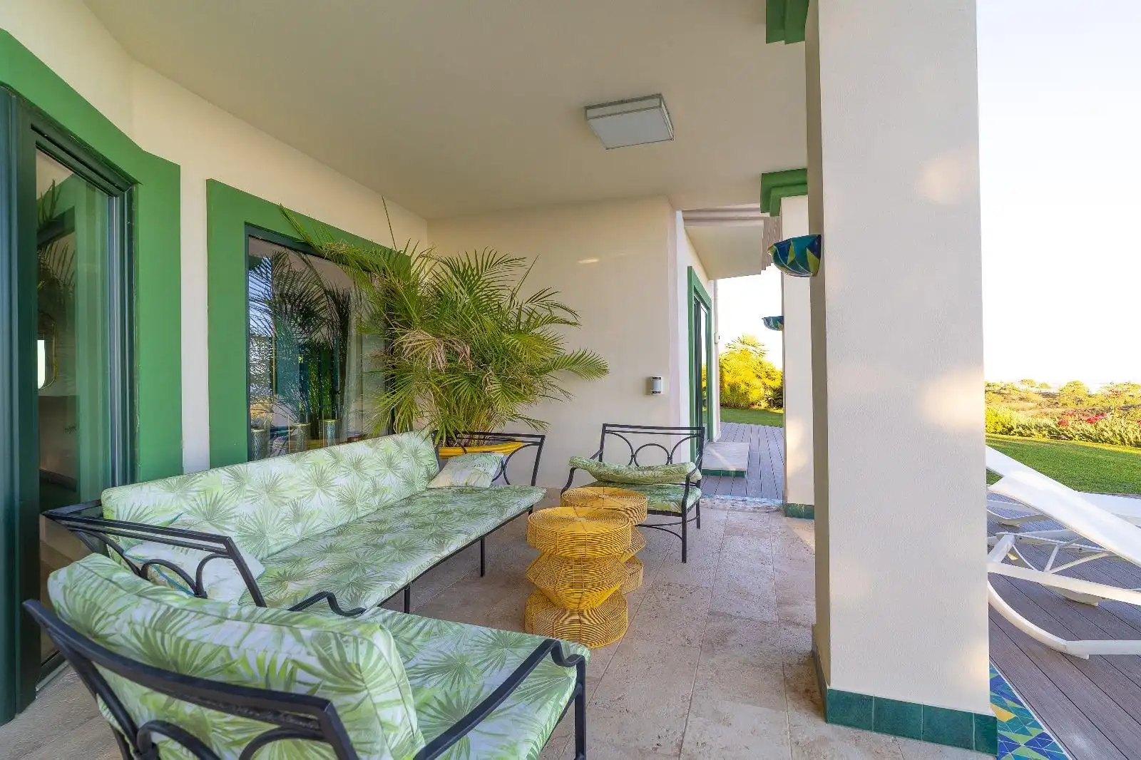 Terraza de Casa o chalet de alquiler en Estepona con Aire acondicionado, Jardín privado y Terraza