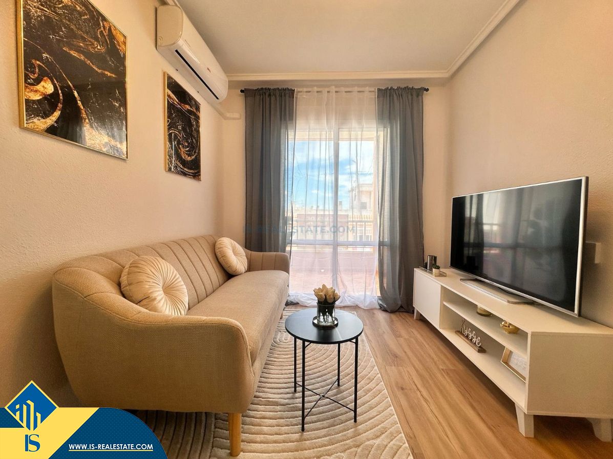 Sala d'estar de Àtic en venda en Torrevieja amb Aire condicionat, Calefacció i Terrassa