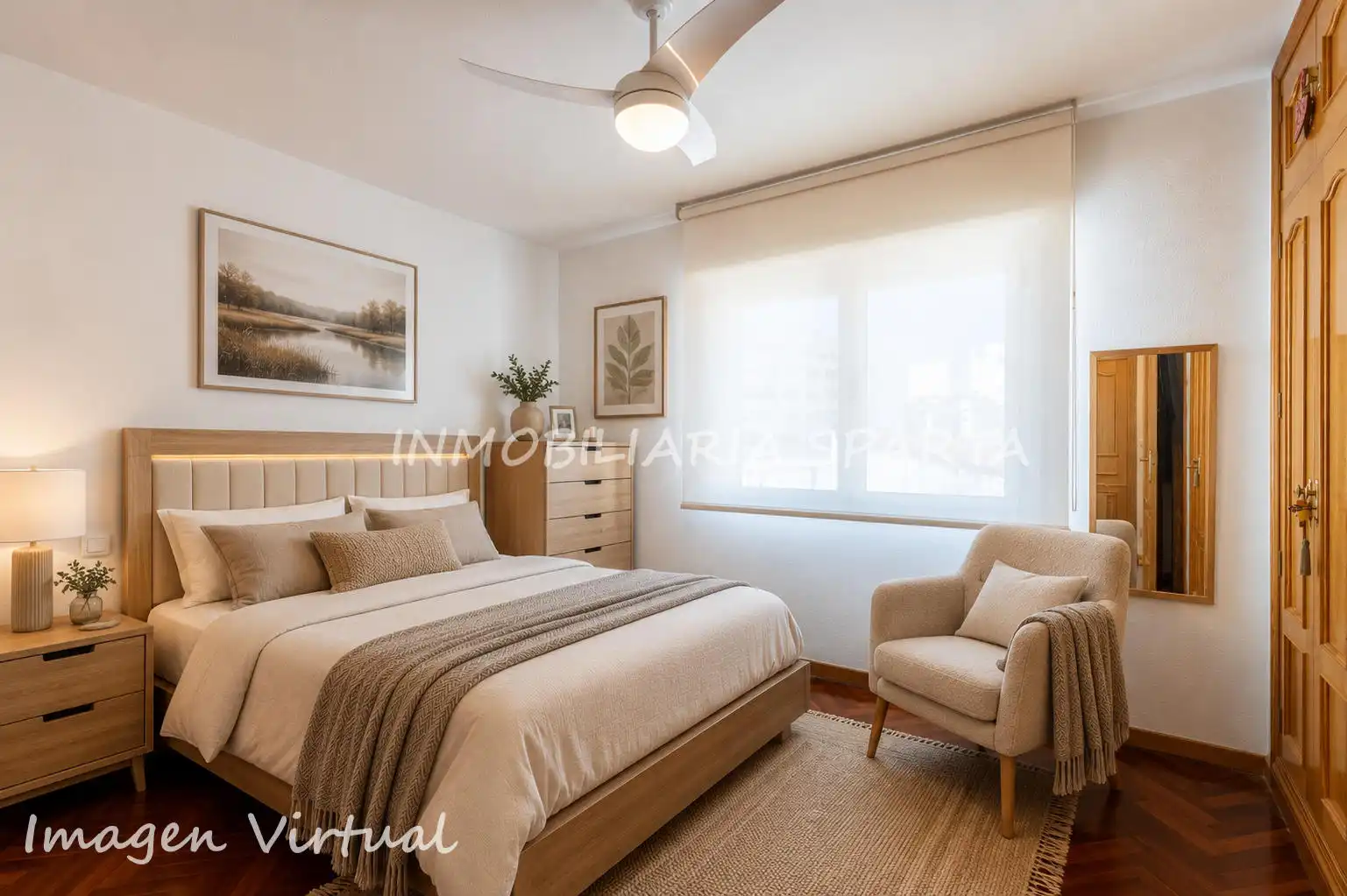 Bedroom of Duplexes for sale in Ciudad Real  with Air Conditioner, Heating and Parquet flooring