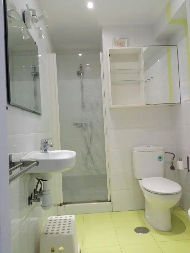Bathroom of Flat for rent in Gijón   with Heating and Furnished