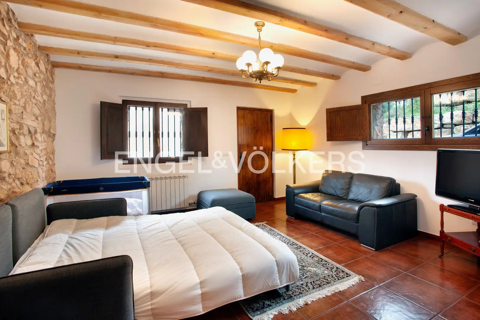 Sala de estar de Casa o chalet en venta en Montblanc con Aire acondicionado, Calefacción y Jardín privado