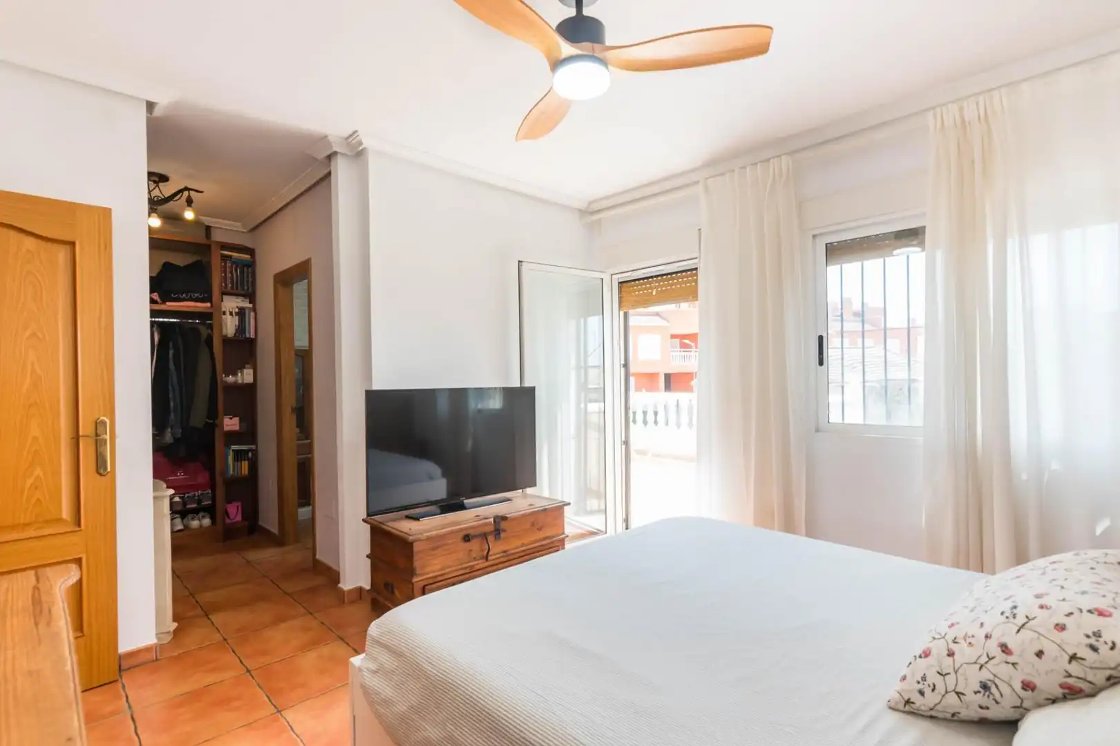Bedroom of Duplexes for sale in Beniel  with Air Conditioner, Terrace and Storage room