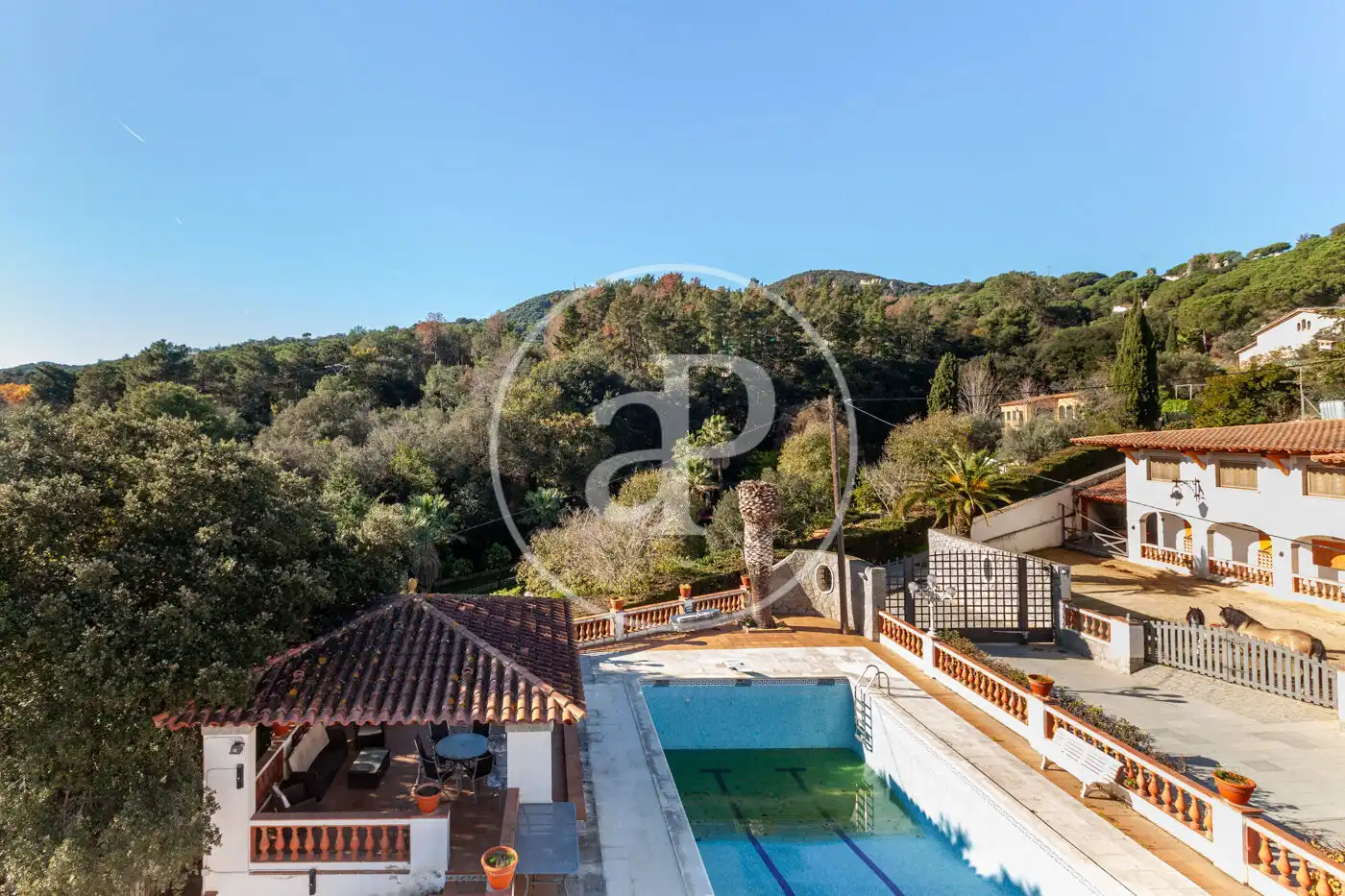 Piscina de Casa o xalet en venda en Tordera amb Aire condicionat, Calefacció i Jardí privat