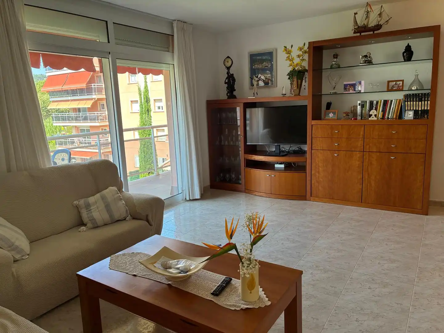 Sala d'estar de Apartament en venda en Calonge i Sant Antoni amb Aire condicionat, Calefacció i Terrassa