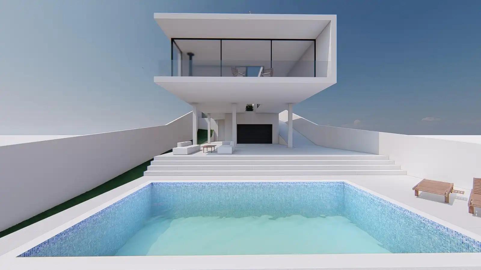 Piscina de Residencial en venda en El Molar (Madrid)