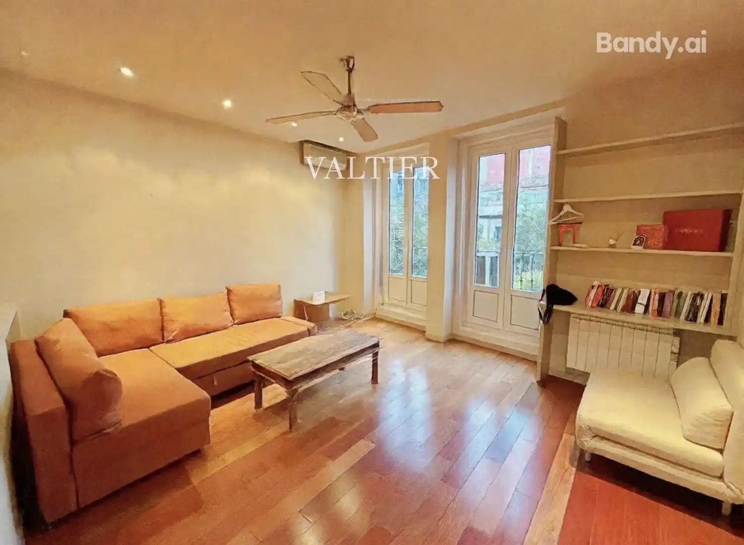 Living room of Flat for rent in Madrid  with Air Conditioner, Storage room and Furnished