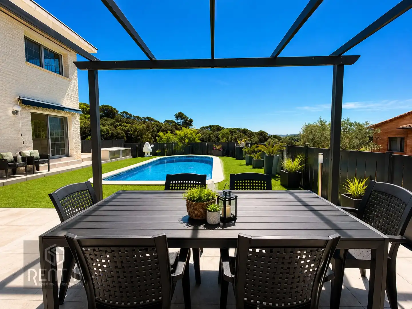 Terraza de Casa o chalet en venta en Girona con Aire acondicionado, Calefacción y Trastero