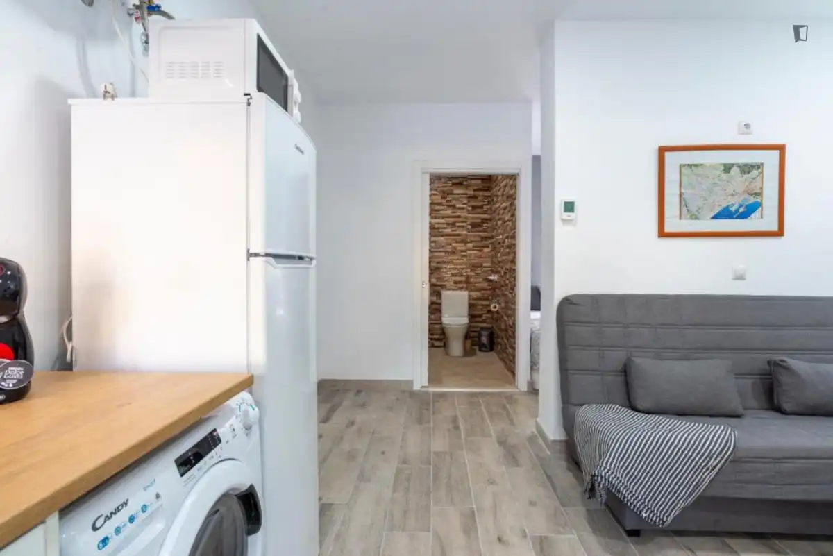 Schlafzimmer von Wohnungen zur Miete in Málaga mit Klimaanlage, Möbliert und Ofen