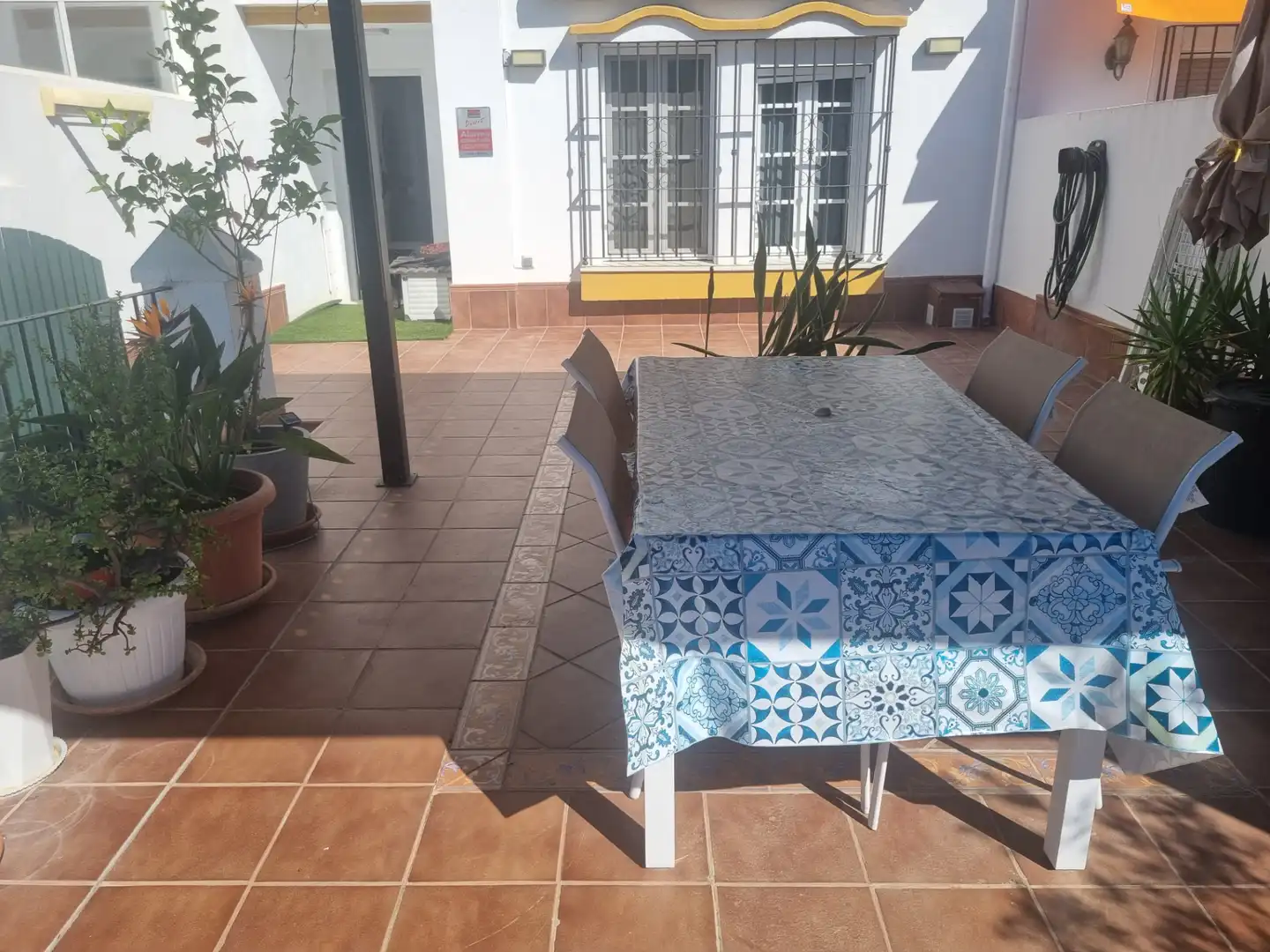 Terraza de Casa adosada de alquiler en San Fernando con Aire acondicionado, Calefacción y Jardín privado