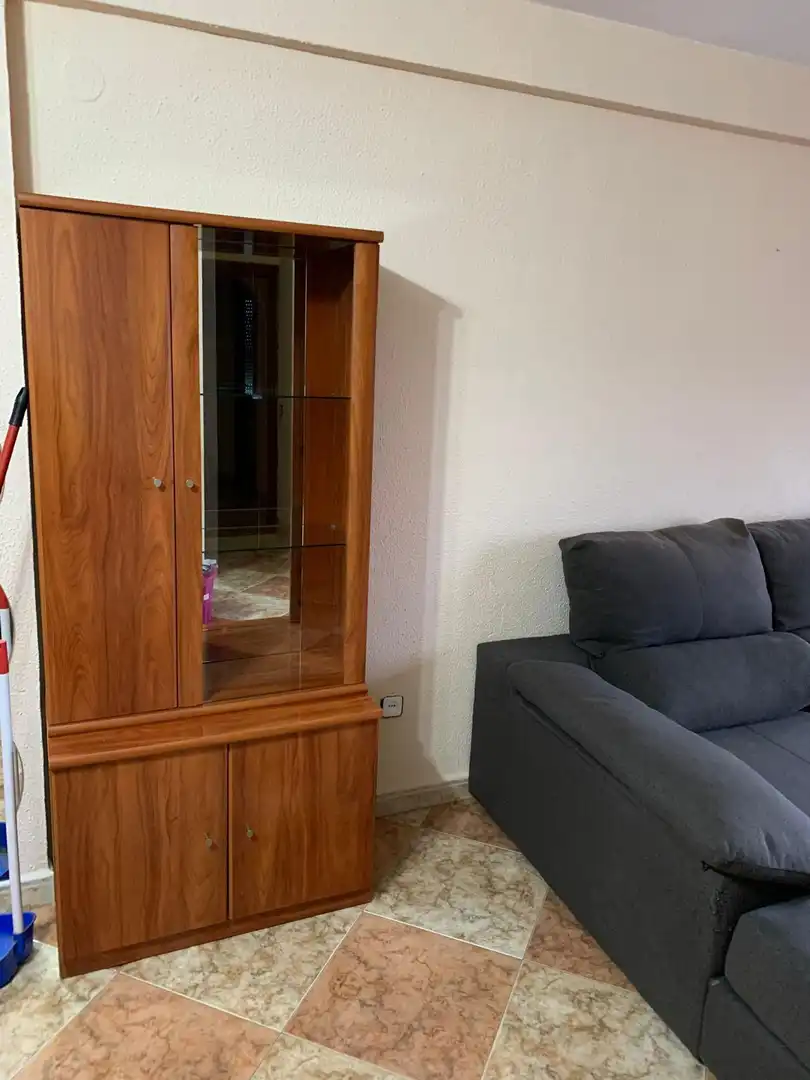 Sala d'estar de Pis en venda en Málaga amb Jardí privat i Moblat