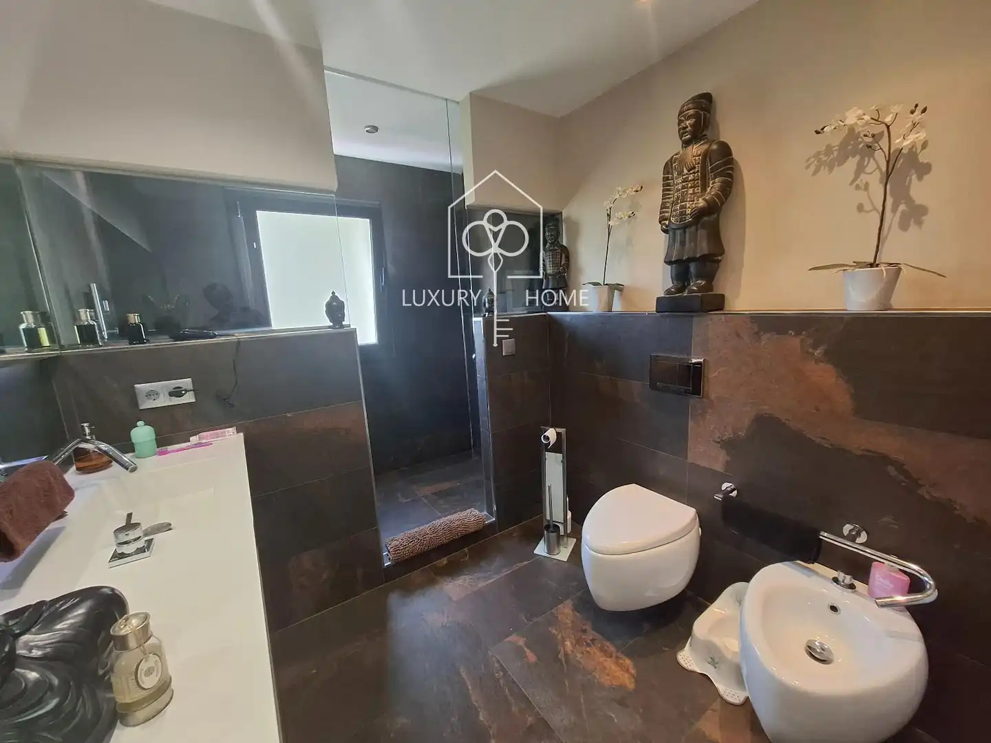 Bathroom of Houses for sale in Begues  with Air Conditioner, Heating and Terrace