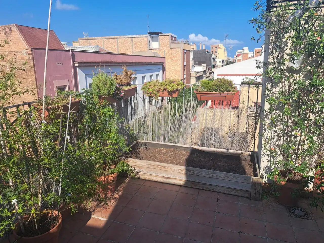 Terrace of Attic for rent in Barcelona  with Air Conditioner, Parquet flooring and Terrace