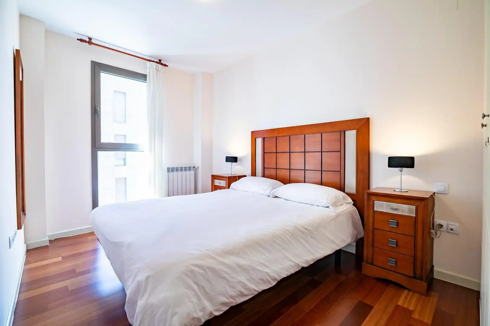 Schlafzimmer von Wohnung zum Verkauf in Sabiñánigo mit Heizung, Parkett und Terrasse