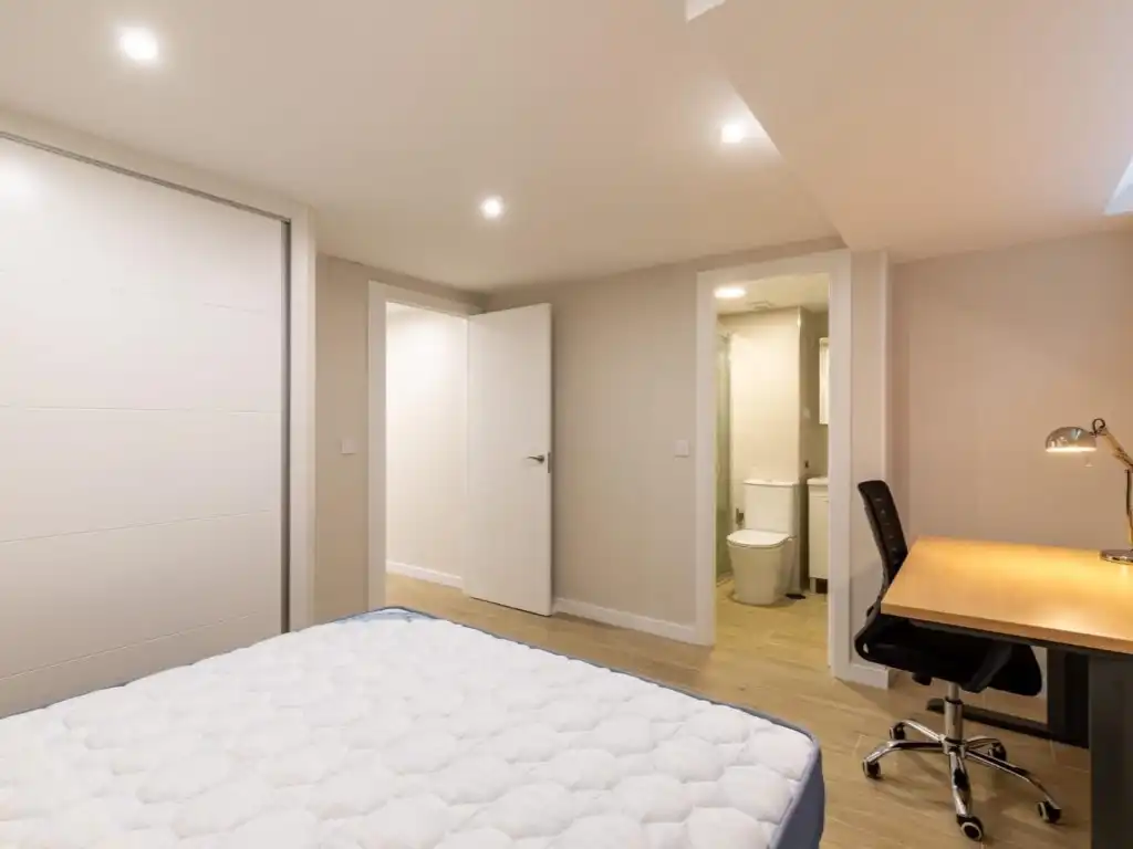 Schlafzimmer von Wohnungen zur Miete in Villanueva de la Cañada mit Klimaanlage, Ofen und Waschmaschine