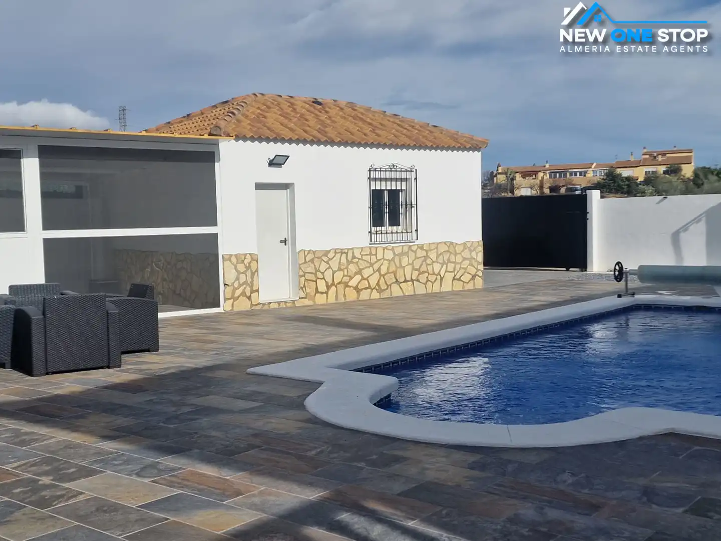 Piscina de Casa o chalet en venta en Arboleas con Aire acondicionado, Calefacción y Jardín privado