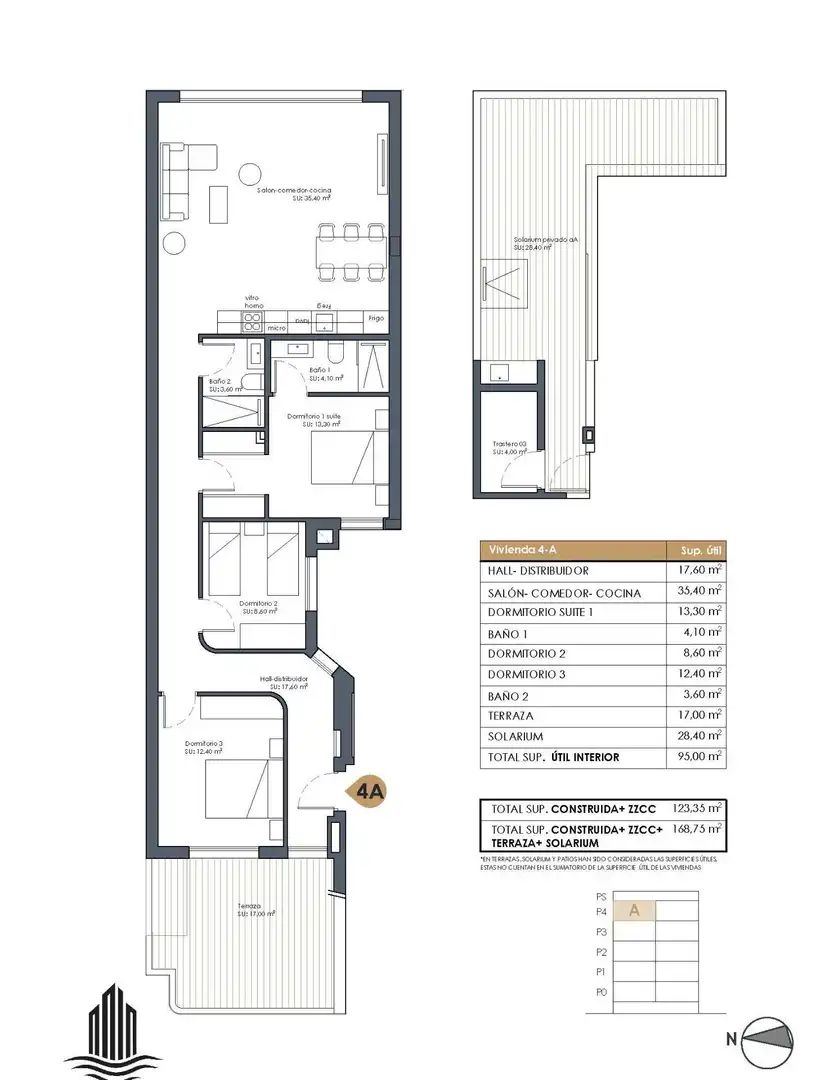 Penthouse mit Pool zum Verkauf in Pueblo, imagen 16