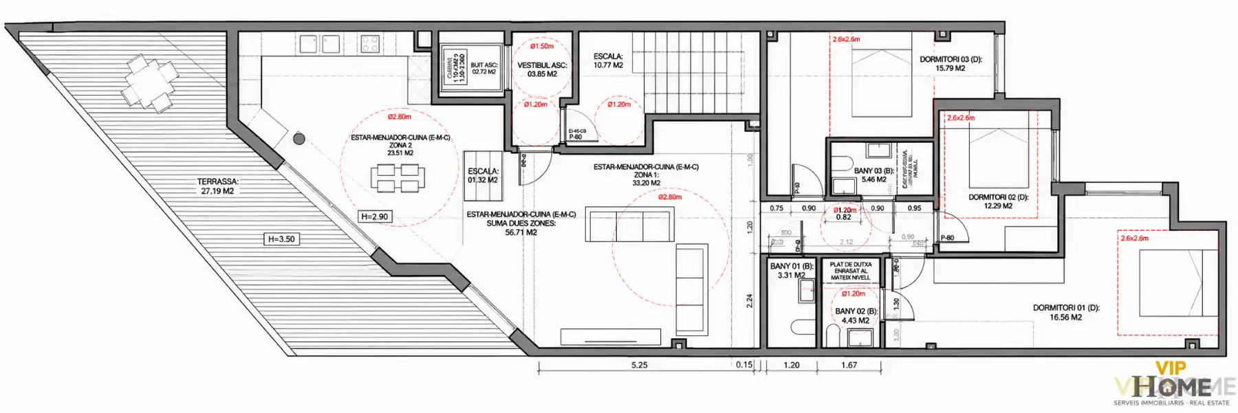 Apartament en venda a pau casals, imagen 2