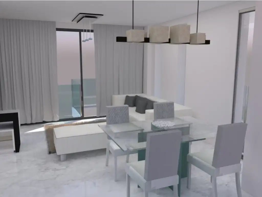 Sala de estar de Apartamento en venta en Finestrat con Jardín privado y Piscina