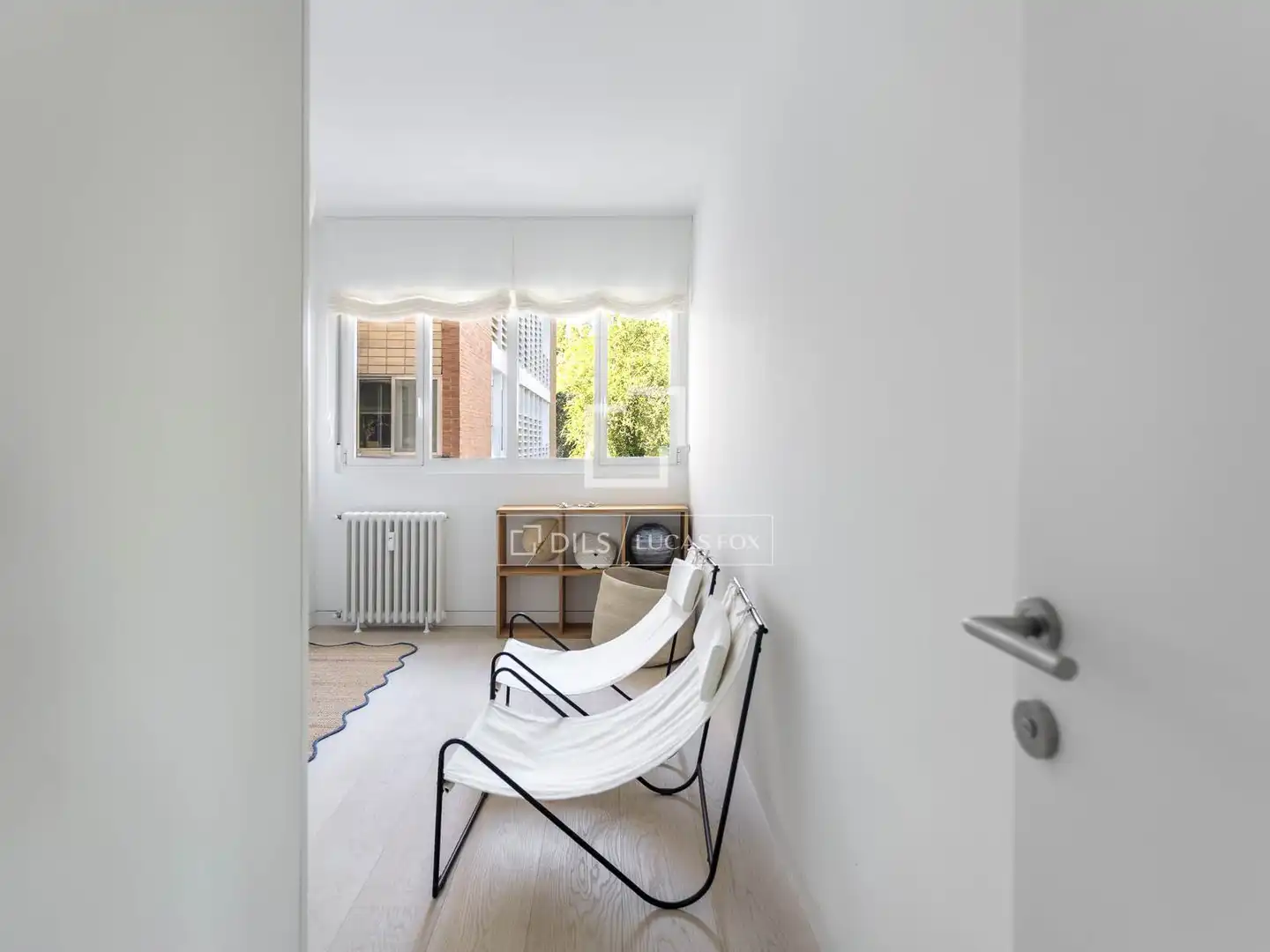 Bedroom of Flat for rent in Madrid  with Air Conditioner, Heating and Private garden