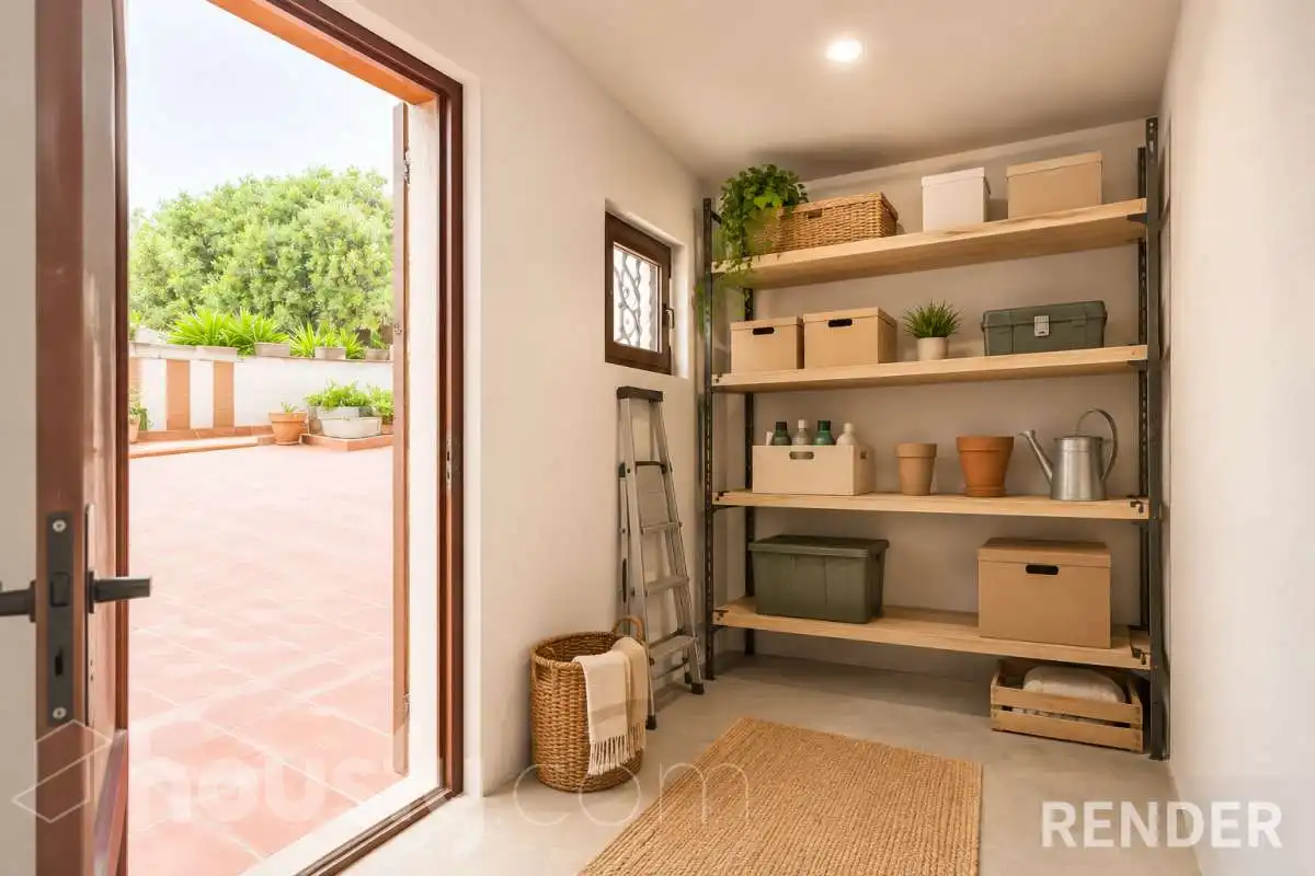 Jardí de Casa o xalet en venda en Santa Coloma de Gramenet amb Calefacció, Jardí privat i Terrassa