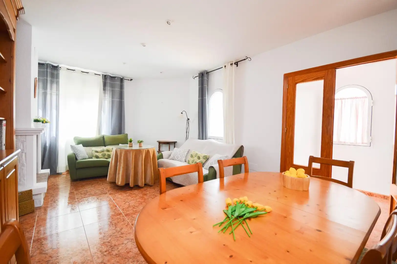 Sala de estar de Casa o chalet en venta en Huércal de Almería con Aire acondicionado, Calefacción y Terraza