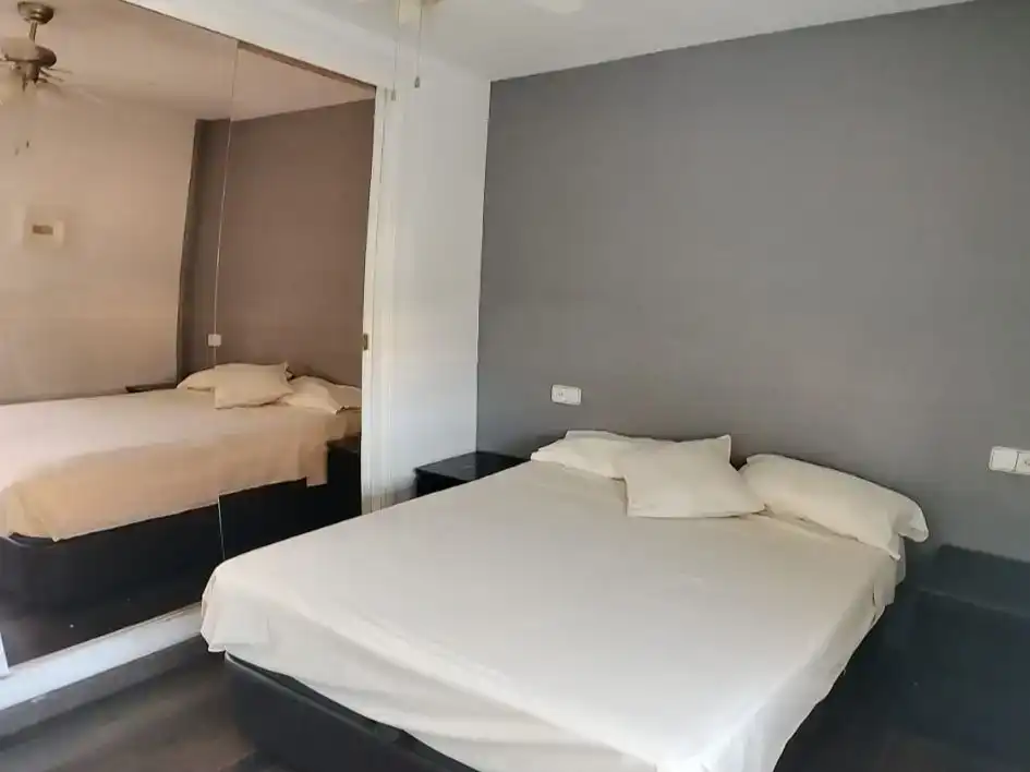 Bedroom of Flat for sale in  Palma de Mallorca  with Air Conditioner, Swimming Pool and Balcony