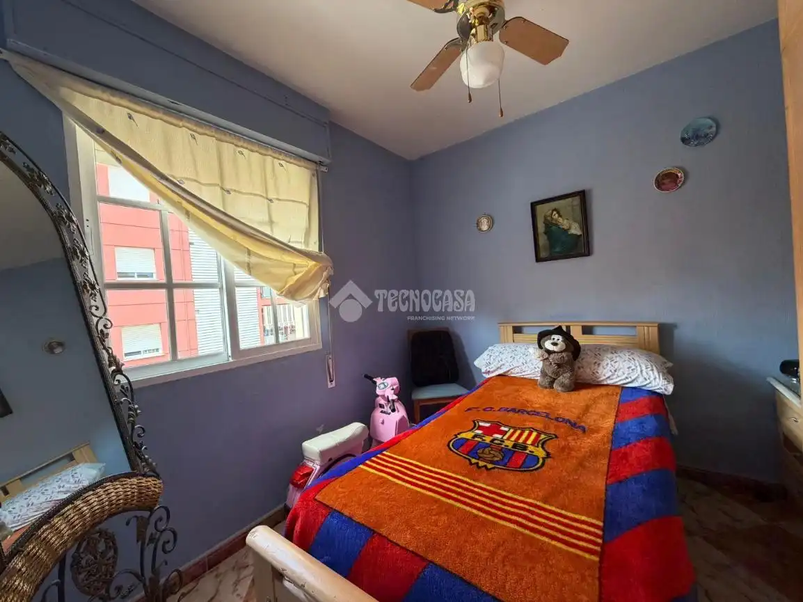 Schlafzimmer von Wohnung zum Verkauf in Málaga mit Heizung, Terrasse und Möbliert