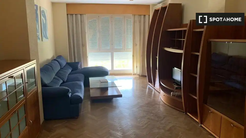 Living room of Flat for share in Getafe  with Air Conditioner, Heating and Terrace