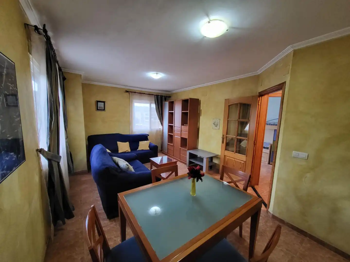 Living room of Flat for sale in Vall d'Alba  with Furnished