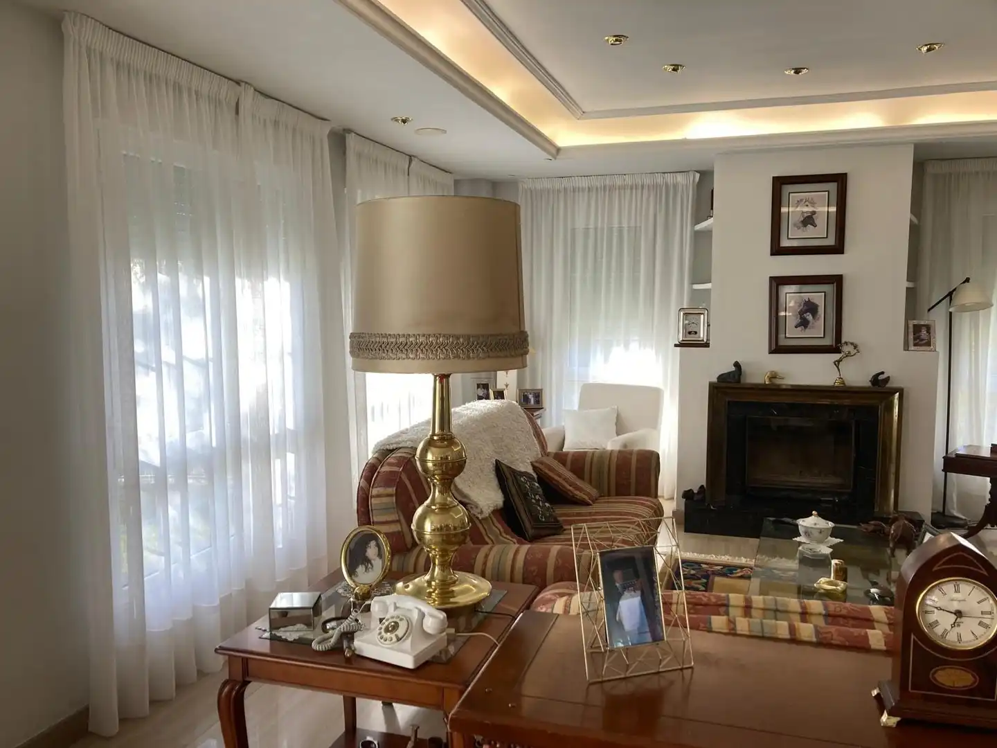 Sala de estar de Casa o chalet en venta en Valdefresno con Calefacción, Jardín privado y Terraza