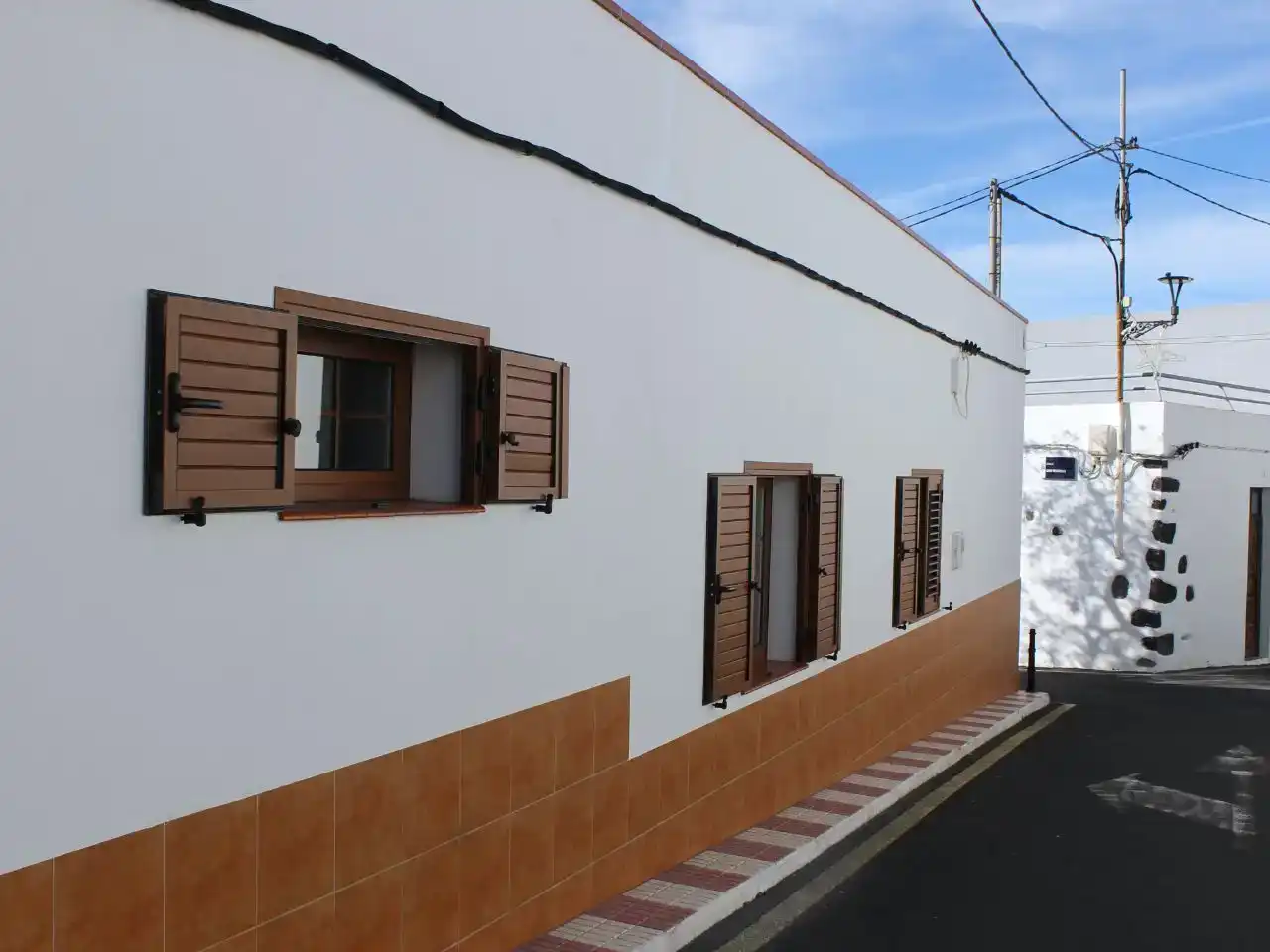 Vista exterior de Piso en venta en Santiago del Teide con Aire acondicionado, Trastero y Amueblado